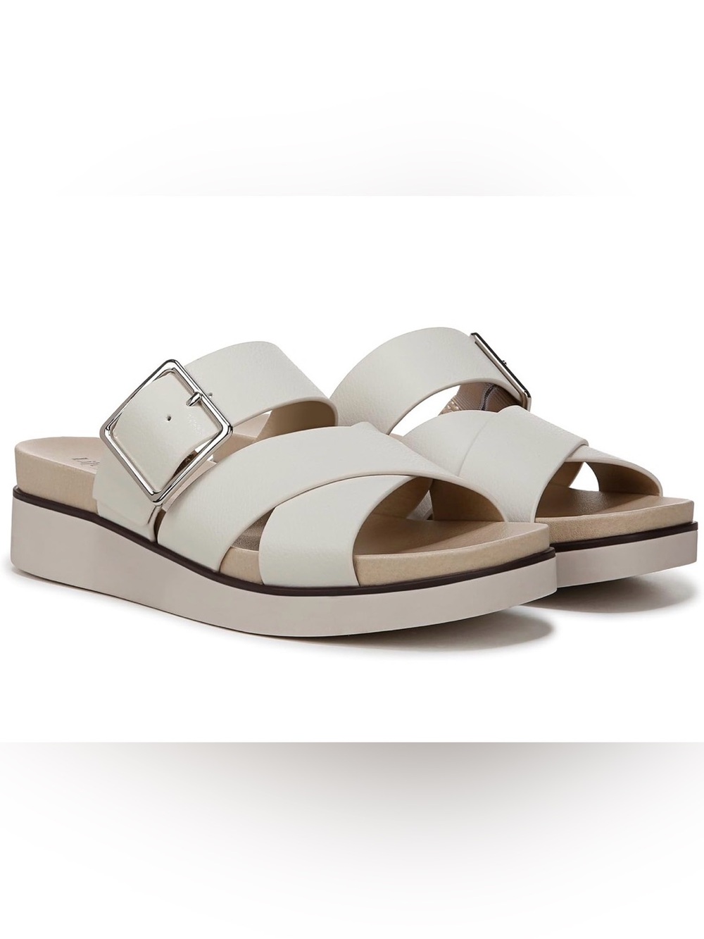 LifeStride
Women's Getaway Open Square Toe Platform Slide Size: 10 Color: Bone